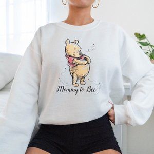 Mommy To Bee Disney Pooh Sweater Pregnancy Reveal Gifts